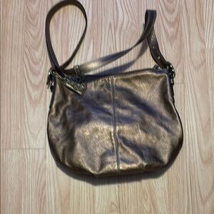 Bronze Coach Crossbody